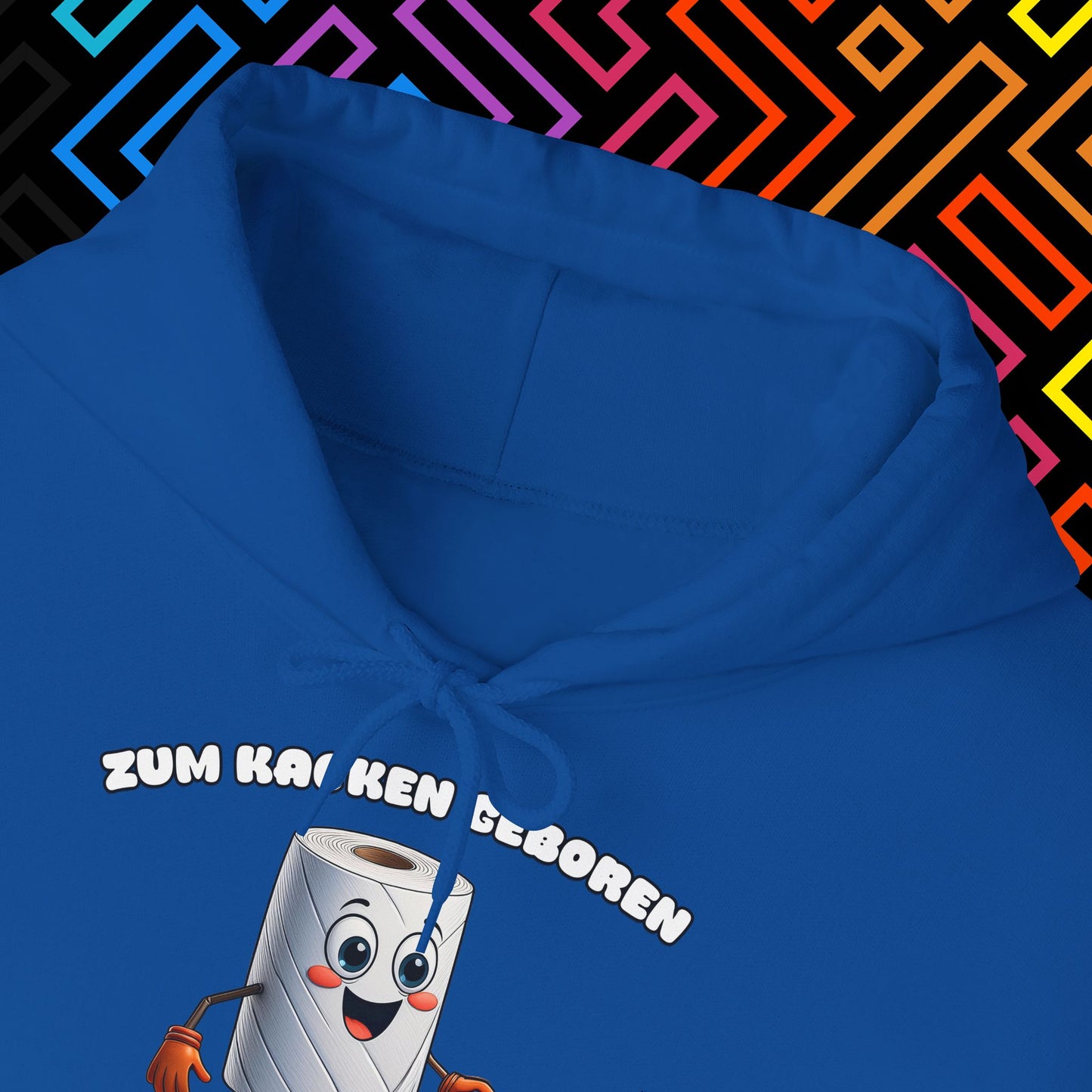 "Zum Kacken geboren" Hoodie Unisex