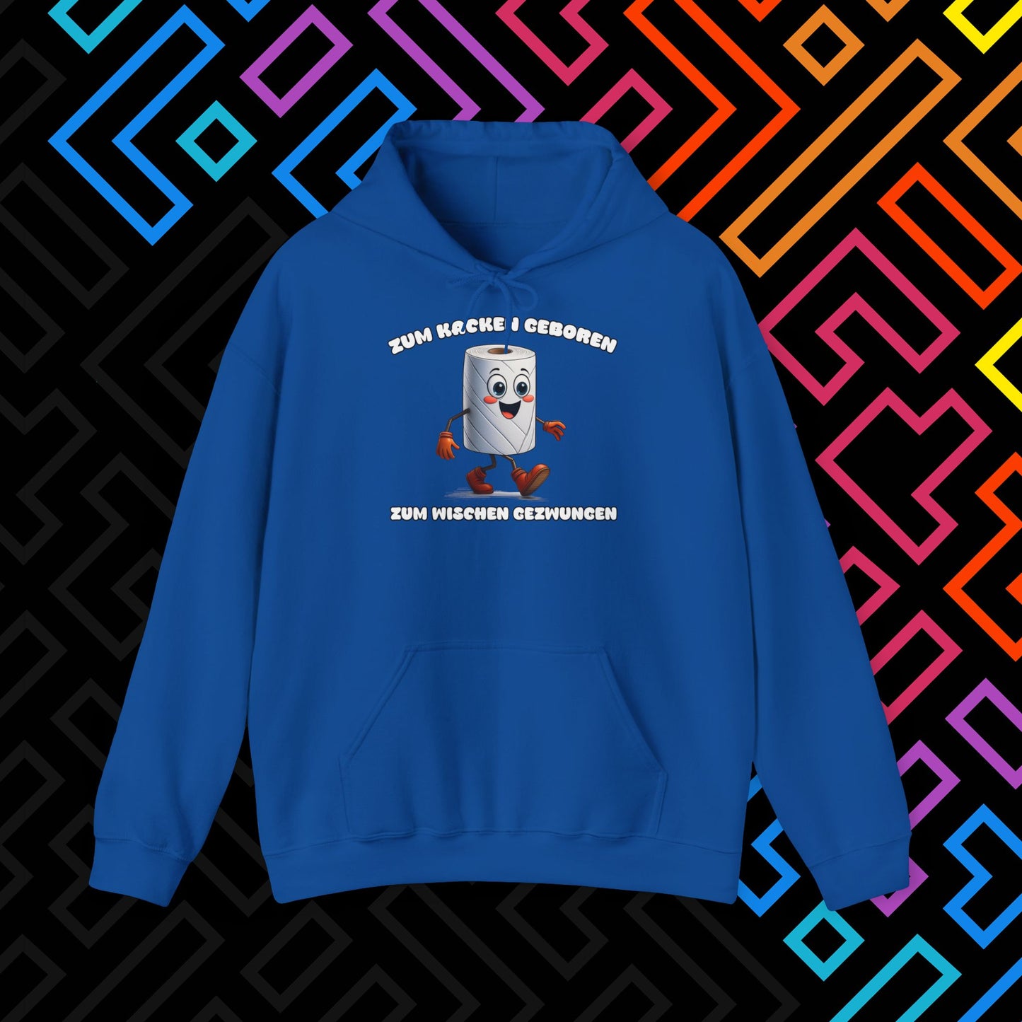 "Zum Kacken geboren" Hoodie Unisex