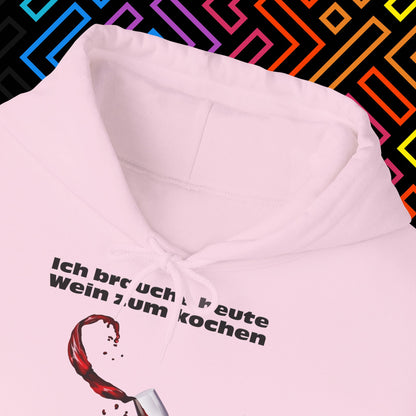 "Wein zum kochen" Hoodie Unisex