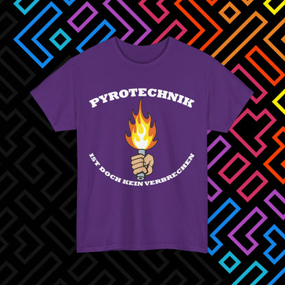 "Pyrotechnik ist kein Verbrechen" T-Shirt Unisex