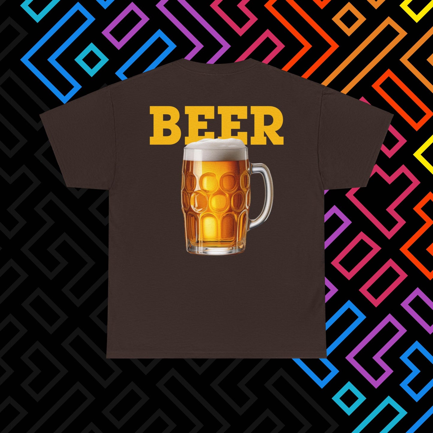 "Beer" Backprint T-Shirt Unisex