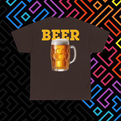 "Beer" Backprint T-Shirt Unisex
