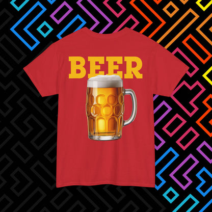 "Beer" Backprint T-Shirt Unisex