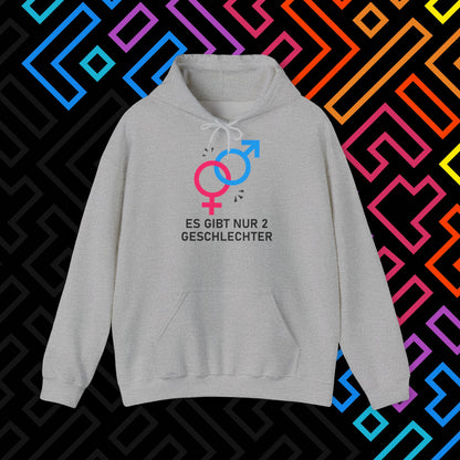 "2 Geschlechter" Hoodie Unisex
