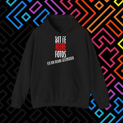 "Bitte Keine Fotos" Hoodie Unisex