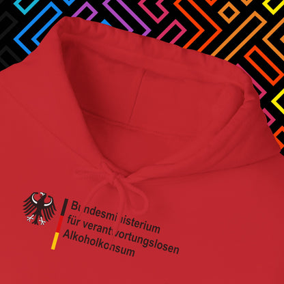 "Bundesministerium für verantwortungslosen Alkoholkonsum" Hoodie Unisex