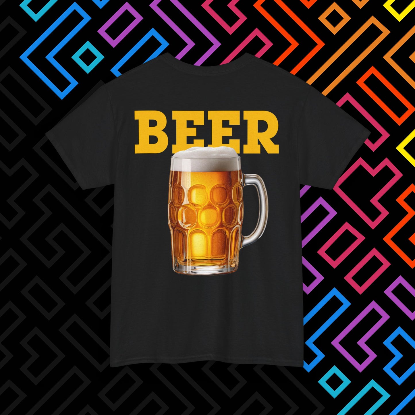 "Beer" Backprint T-Shirt Unisex