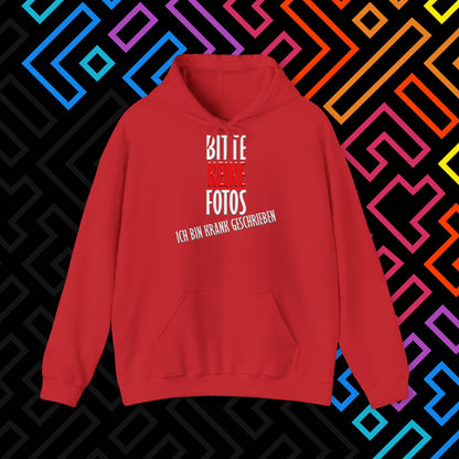 "Bitte Keine Fotos" Hoodie Unisex