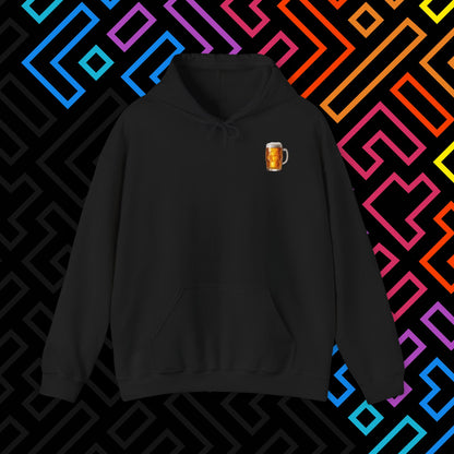 "Beer" Backprint Hoodie Unisex