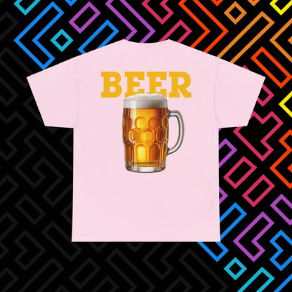 "Beer" Backprint T-Shirt Unisex