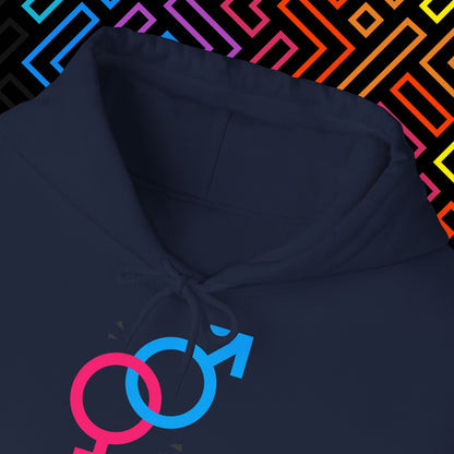 "2 Geschlechter" Hoodie Unisex