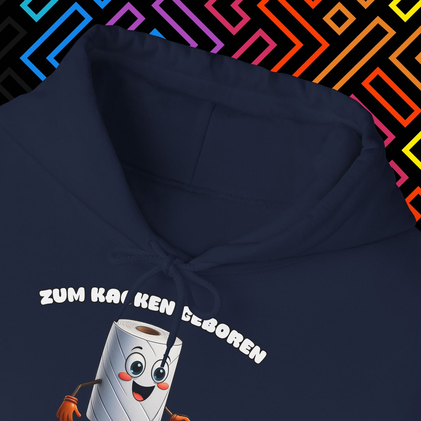"Zum Kacken geboren" Hoodie Unisex