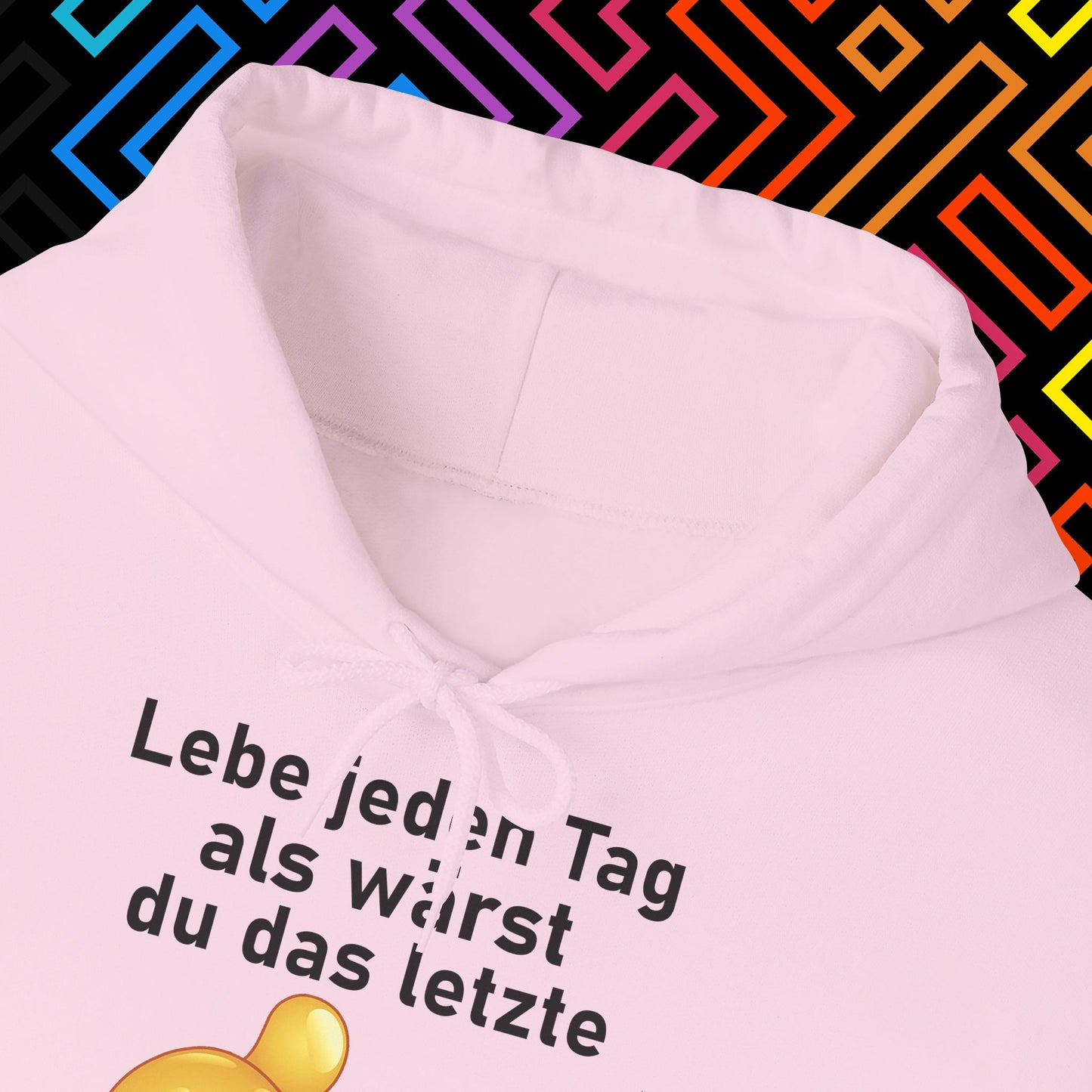 "Lebe jeden Tag" Hoodie Unisex
