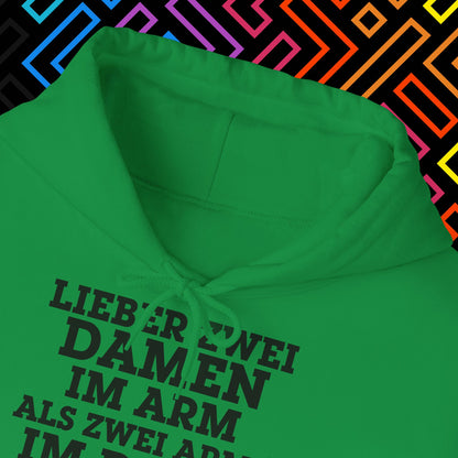 "Lieber zwei Damen im Arm" Hoodie Unisex