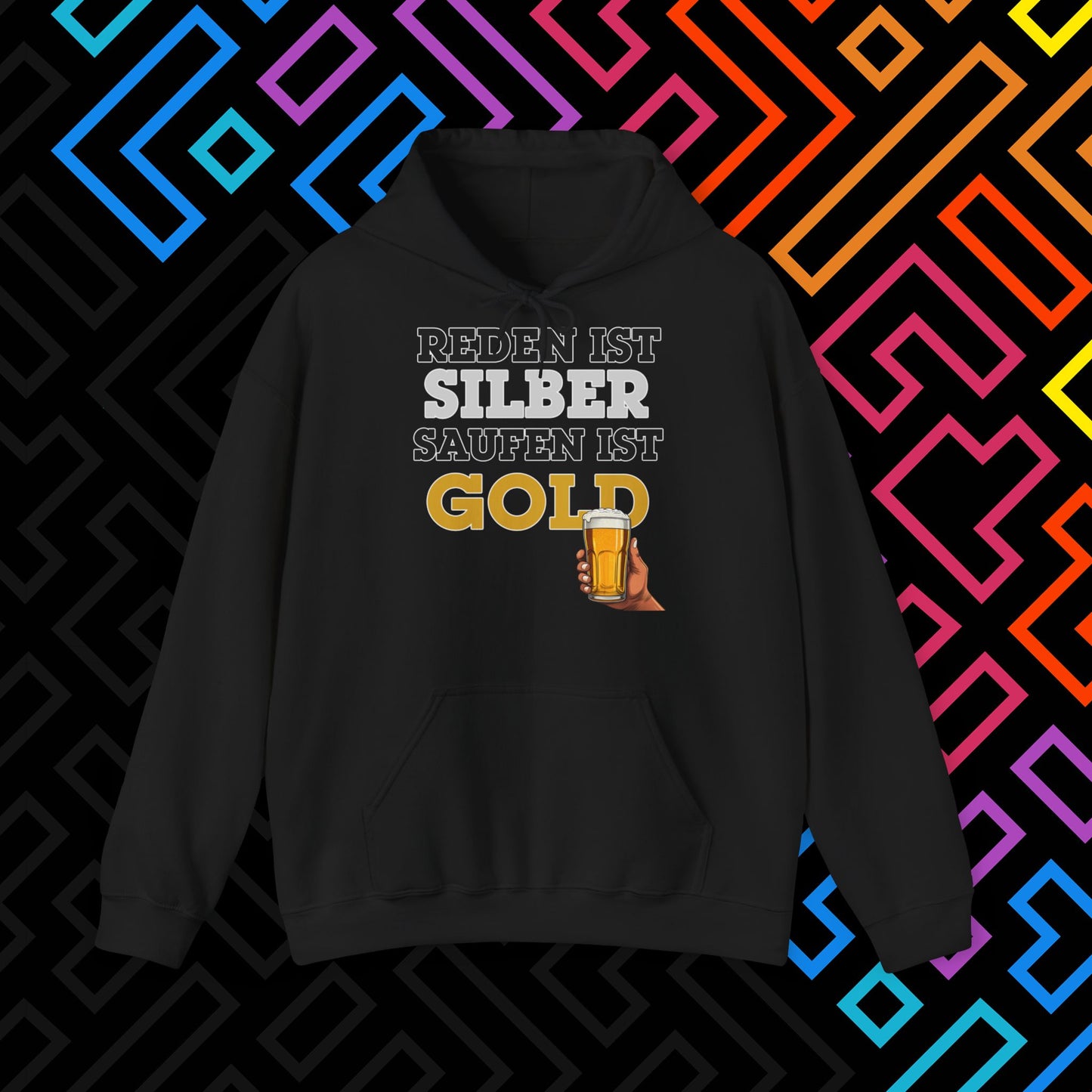 "Saufen ist Gold" Hoodie Unisex