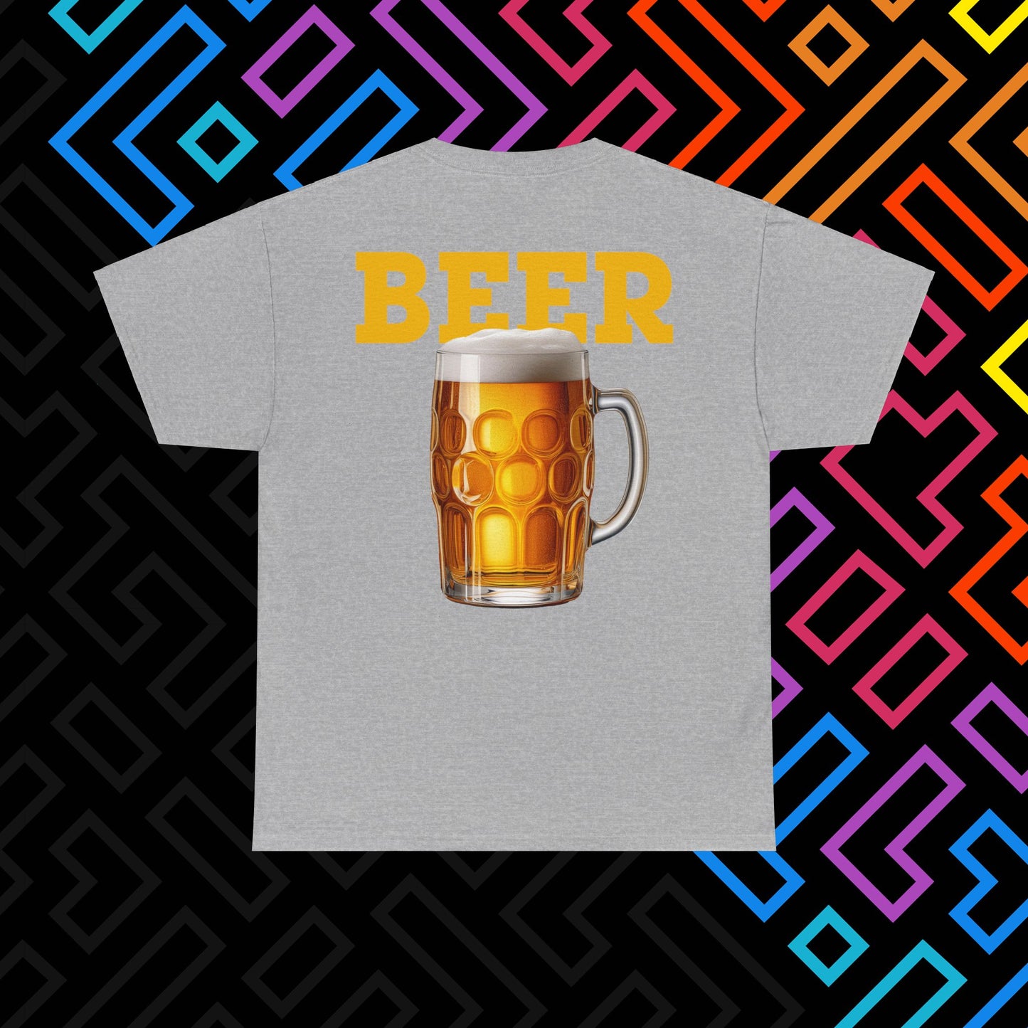 "Beer" Backprint T-Shirt Unisex