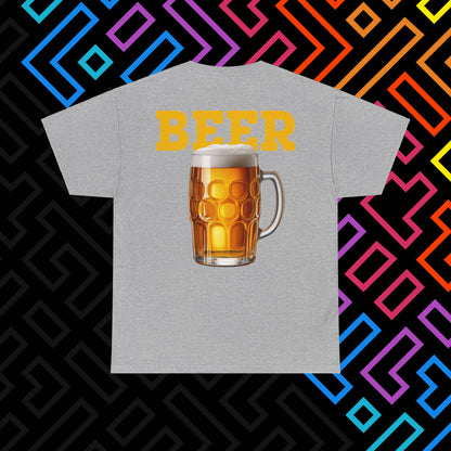 "Beer" Backprint T-Shirt Unisex