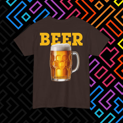 "Beer" Backprint T-Shirt Unisex