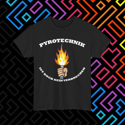 "Pyrotechnik ist kein Verbrechen" T-Shirt Unisex