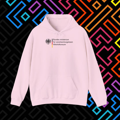 "Bundesministerium für verantwortungslosen Alkoholkonsum" Hoodie Unisex