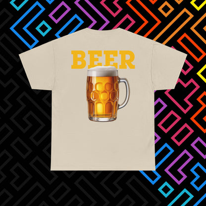"Beer" Backprint T-Shirt Unisex