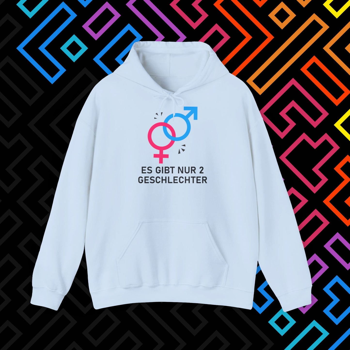 "2 Geschlechter" Hoodie Unisex