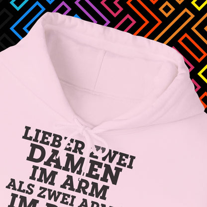 "Lieber zwei Damen im Arm" Hoodie Unisex