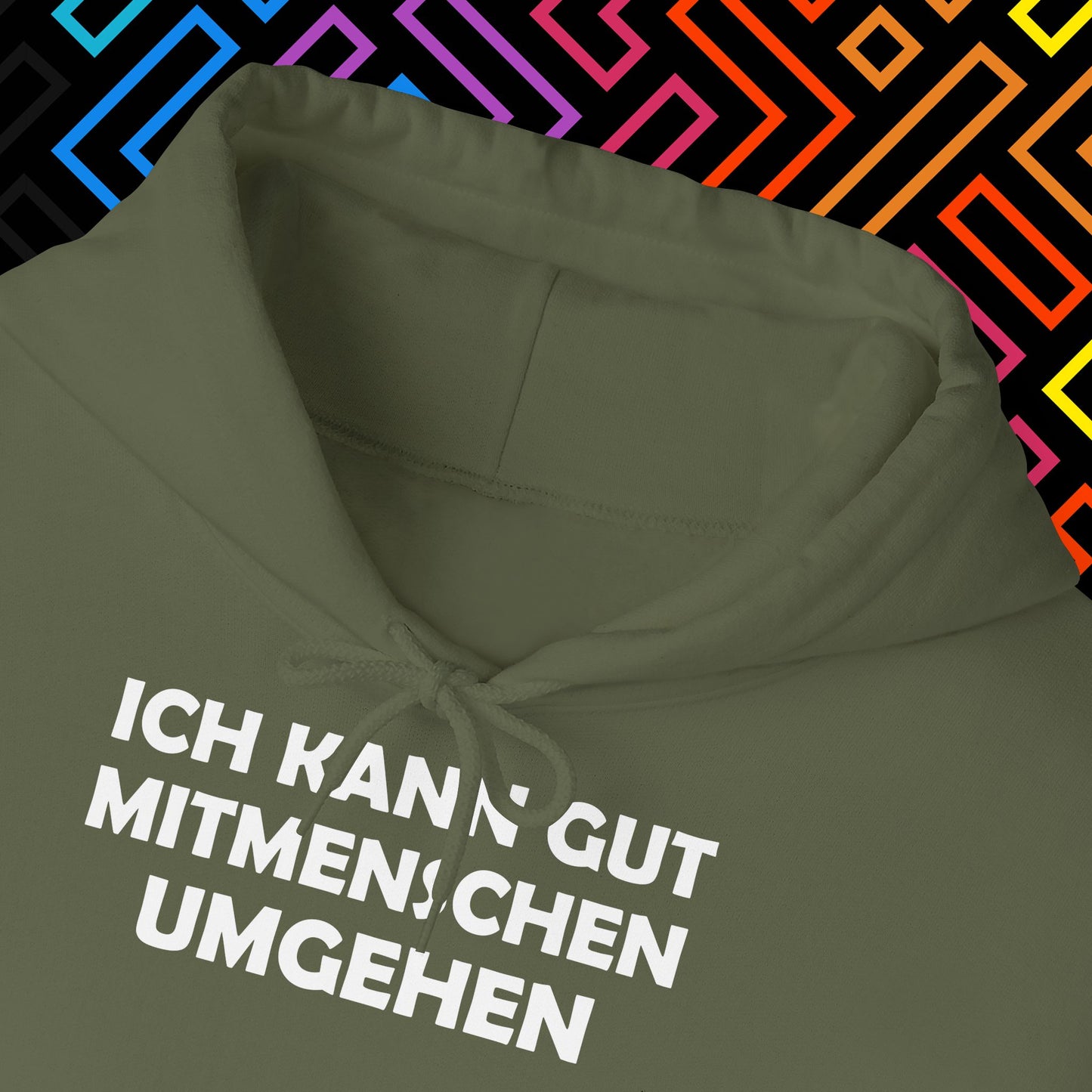 "Mitmenschen umgehen" Hoodie Unisex