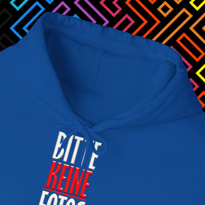 "Bitte Keine Fotos" Hoodie Unisex