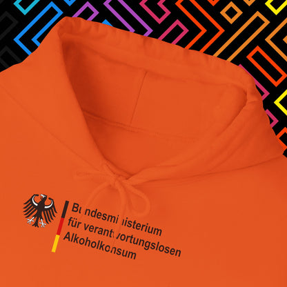 "Bundesministerium für verantwortungslosen Alkoholkonsum" Hoodie Unisex