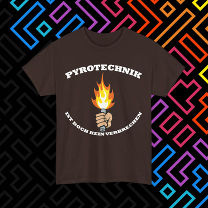 "Pyrotechnik ist kein Verbrechen" T-Shirt Unisex
