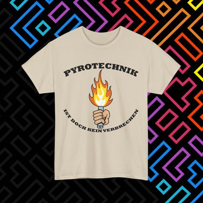 "Pyrotechnik ist kein Verbrechen" T-Shirt Unisex