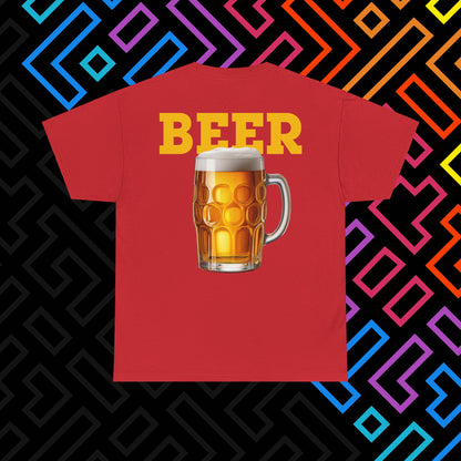 "Beer" Backprint T-Shirt Unisex