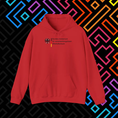 "Bundesministerium für verantwortungslosen Alkoholkonsum" Hoodie Unisex