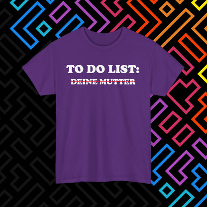 "To Do List" T-Shirt Unisex